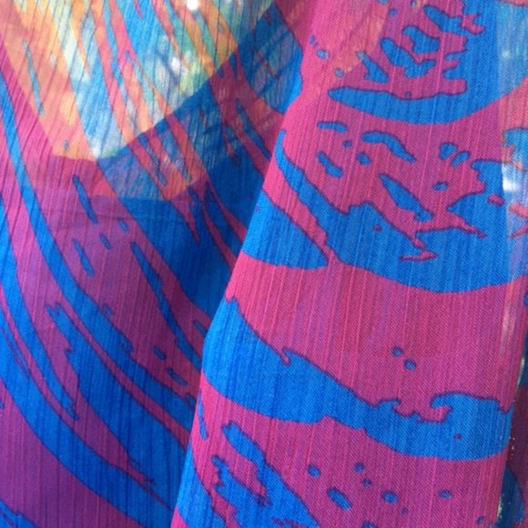 Stunning, Vibrant ,NWOT, Express, Shift Dress XS. - Picture 11 of 11